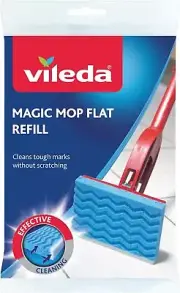 Vileda Magic Mop Flat Head Refill - Pack of 2