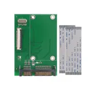 1.8 Inch 40Pin ZIF/ SSD HDD Hard Disk Drive to 7+15 22 Pin SATA Adapter Converter Board Green