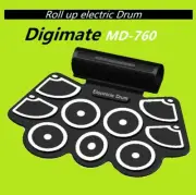 New Portable Electronic Roll Up Drum Kit 9 Pad Silicone Drum Kit