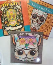 Lot of 3 DAY OF THE DEAD + Meowing Muertos Decorative Calendar Wall Art SEALED