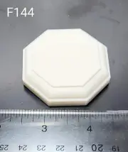 1 1/2 in. Stone White Octagon Display Matte Finish