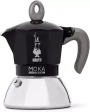 Bialetti New Moka Induction Induction Coffee Maker, 2 Cups, 90 milliliters, Alum