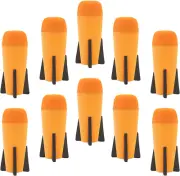10-Pack Mega Missile Refill for Toy Rocket Launcher Foam Ammo for Nerf N-Strike