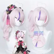 Vtuber Nijisanji EN MariaMarionette Wig Halloween Cosplay Ponytail Wig Hairpiece