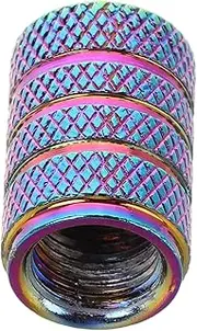 EXAOMBLE Tire Valve Cap Lightweight Copper Valve Stem Cover Durable Tire Air Cap for Cars Bikes Easy Installation Dustproof Protection for Optimal Performance