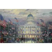 Thomas kinkade Flags Over The Capital 1000 Piece Jigsaw Puzzle by Ceaco (2016)