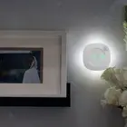 Human Motion Sensor Led Night Light Wall Clock for Bathroom Auto On Off