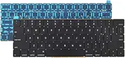 ICTION New Replacement US Layout Keyboard for MacBook Pro 13" inch A1706 & for MacBook Pro 15" inch A1707 Touch Bar Late 2016 mid 2017 Year