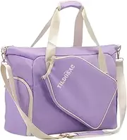 Vaveren Women's Pickleball Bag Pickleball Racket Bag Detachable Adjustable Shoulder Strap Gym Bag Stylish Premium Pickleball Tote Bag
