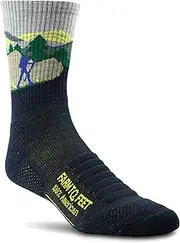 [Farm to Feet] Unisex Blue Ridge 3/4 Lightweight Technical Hike Crew