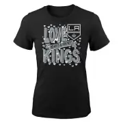 Outerstuff NHL Youth Girls Sacramento Kings Hearts & Hockey Short Sleeve Tee