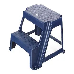 【KEYWAY 聯府】華雅登高梯椅-2入 藍/橘(二階梯椅 工作椅 MIT台灣製造)
