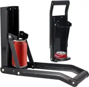 16Oz Heavy-Duty Metal Can Crusher with Bottle Opener, Wall-Mounted Smasher for A
