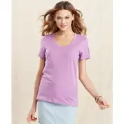 Tommy Hilfiger Pocket Tee Women's size Large Womens Designer TH Shirt sz L NEW