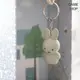 Miffy 米菲兔商店 Miffy 米菲兔經典款公仔鑰匙圈吊飾 - 藍綠色 兔子鑰匙圈 可愛鑰匙圈 掛飾 包包掛飾