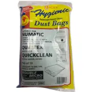 NUMATIC HOOVER DUST BAGS PACK OF 10