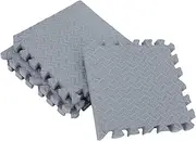 Shock Absorbing Mats Set Eva Foam Puzzle Tiles Gym Floor Tiles Soft Protective Mats