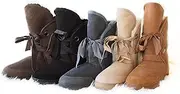 [UGG Grand DownUnder] UGG Boots Women Lace-up 3/4 Australian shearing Sheepskins Rubber-sole 5Color Siz 6-10