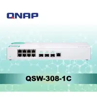 在飛比找蝦皮商城精選優惠-QNAP QSW-308-1C 11埠 Multi-Gig 