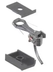 KADEE #145 Whisker® Metal Couplers - Short Overset (HO)