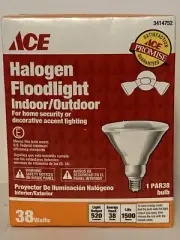 Ace Halogen Bulb Indoor/Outdoor Floodlight, Par38, 520 Lumens, 38W NEW