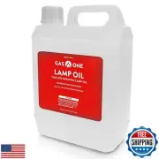 GasOne Liquid Paraffin Lamp Oil – 1 Gallon (128oz) Clear Oil Lamp – Multifunc