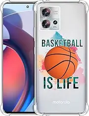 Glisten - Motorola Edge 30 Fusion 5G / S30 Pro 5G Case - Basketball is Life Printed Slim Fit Flexible Clear Shockproof Designer Back Case/Cover for Moto Edge 30 Fusion / S30 Pro 5G.