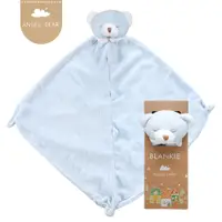 在飛比找PChome24h購物優惠-美國 Angel Dear 動物嬰兒安撫巾單入禮盒 (藍色小
