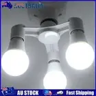 3 in 1/4 in 1/5 in 1 E27 to E27 Socket LED Light Lamp Bulb Adapter Holder
