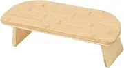 Yoga Training Stool Non-Slip Bamboo Meditation Bench Portable Kneeling Yoga Seat