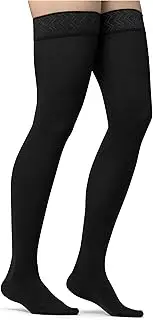 JOBST Maternity Opaque Compression Thigh High Stockings, Closed Toe, 20-30 mmHg Firm Support for Swollen Legs During Pregnancy