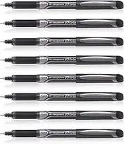 Pilot 019585 Hi-Tecpoint V7 Grip Pen (Black - Pack of 8)