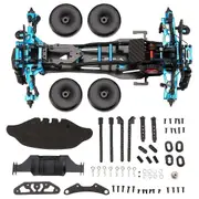 DIY RC Car Center Drive Drift Racing Frame 1/10 D5S RC Car Carbon Fiber Frame DIY KIT High Speed Racing Model As Shown