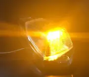 LED Multi-Volt Cab Roof Light Clear/Amber