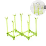 Catzon Retractable Cup Drying Rack Plastic Mug Tree for Kitchen Office-Green