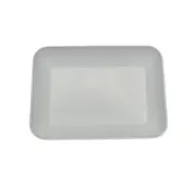 Hollow White Tray Jewelry Sorting Pearls Stones Beads and Findings 4" x 2-1/2"