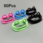 50Pcs Dental Mouth Opener Soft Silicone Orthodontic Cheek Retractor Tooth S/L