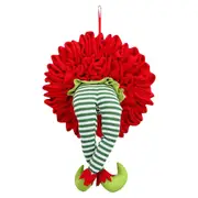 Christmas Elf Legs Christmas Tree Pendant Decorations for Xmas Home Party Decor -Green Leg