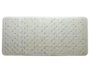 Rubber Bath Mat 34 X 74cm - White