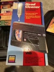 Sealed Vintage Gemini VHS Head Cleaner - VCR