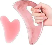 Gua sha Massage Tool,Resin Lymphatic Drainage Massager,Guasha Scraping Tool Body Sculpting Anti Cellulite Tools for Men and Women, Muscle Scraping Tool for Back, Neck, Face, Leg Massage