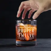 Custom Engraved Proper Twelve Whiskey Glass – 11 oz Standard Rocks Glass