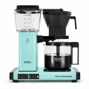 Moccamaster KBGV Automatic Drip Stop Coffee Maker (40 oz Glass Carafe) | Turq...