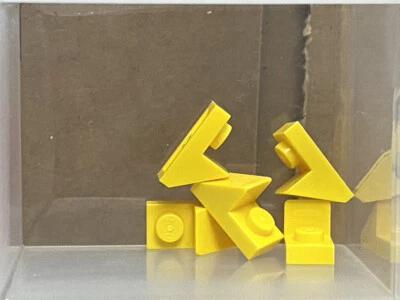 LEGO Parts - Yellow Slope 45 2 x 1 with 2/3 Cutout - No 92946 - QTY 5
