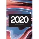 2020 WEEKLY PLANNER DIARY NOTEBOOK: JAN 1, 2020 TO DEC 31, 2020: DAILY, WEEKLY & MONTHLY VIEW PLANNER, DIARY & JOURNAL COLOURFUL ABSTRACT CREATIVE COV