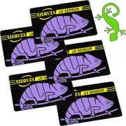 5Pack Quick UVB Test Sensor Cards, Reusable Reptile UVB Tester Heating Bulb Phot