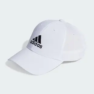 【adidas 愛迪達】帽子 老帽 平紋 吸濕排汗(男/女 白 II3552 黑 IB3244)