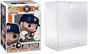 CLARKtoys Funko Pop! Jose Altuve Houston Astros Vinyl Figure #101 with Protective Case, Navy/Tan/White