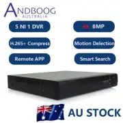 4CH Channel H.265+ 4K AHD DVR Video Recorder For Security CCTV Camera AU