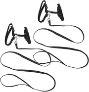 Abaodam 2pcs Adjustable Cat Harness and Leash Portable Wear Resistant Walking Rope for Small Cats Ergonomic Shaped Design for Comfortable Outdoor Adventures